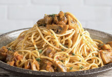 Μακαρόνια με μανιτάρια και λευκή σάλτσα – Απλή, αρωματική απόλαυση