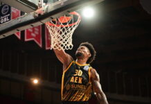 Τα απίθανα καρφώματα του Κρις Σίλβα της ΑΕΚ κόντρα στον Ολυμπιακό