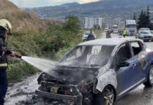 Σάμσουνσπορ: Ποδοσφαιριστής της αντιπάλου της ΑΕΚ σώθηκε, βγαίνοντας από το φλεγόμενο αυτοκίνητό του