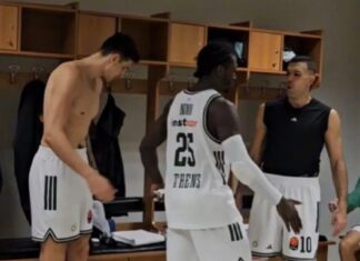 Τρέλα στα αποδυτήρια του Παναθηναϊκού μετά το διπλό επί της Φενέρμπαχτσε: Αποθέωση για Ναν και ουρλιαχτά MVP