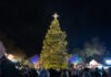 Θεσσαλονίκη: Φωταγωγήθηκε το Χριστουγεννιάτικο Δέντρο που στολίζει το «Χωριό των Μαγεμένων»