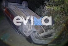 Θανατηφόρο τροχαίο στην Εύβοια: Αυτοκίνητο έπεσε από γέφυρα, νεκρός ο οδηγός