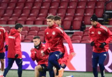 Άγιαξ – Ολυμπιακός: Η τελευταία προπόνηση των Πειραιωτών πριν τον «τελικό» πρόκρισης στα νοκ άουτ του Champions League
