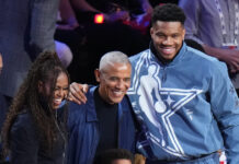 NBA All Star Game: Ο Γιάννης Αντετοκούνμπο με τα παιδιά του και τους Ομπάμα, η Μέγκαν Μαρκλ με τον πρίγκιπα Χάρι και πλήθος celebrities στο Λος Άντζελες