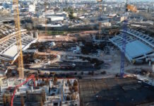 Το νέο γήπεδο του Παναθηναϊκού στον Βοτανικό αποκτά μορφή: Βίντεο με την τοποθέτηση νέων κερκίδων