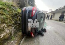 Ηράκλειο: Σοβαρό τροχαίο ατύχημα με απεγκλωβισμό και τραυματίες