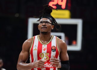 Μπασκόνια – Ερυθρός Αστέρας 100-108: Οι Σέρβοι πήραν την ματσάρα στην παράταση με τρομερό Μονέκε