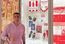 Ο Νέρι Καστίγιο επισκέφτηκε το μουσείο του Ολυμπιακού μαζί με τις κόρες του