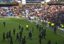 Ρέιντζερς – Σέλτικ: Επεισόδια ανάμεσα σε οπαδούς των δύο ομάδων που εισέβαλαν στο γήπεδο μετά τη λήξη του αγώνα