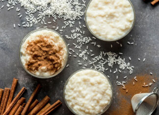 Ρυζόγαλο με άρωμα πορτοκάλι