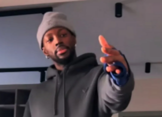 Ο Τζέριαν Γκραντ έδειξε το νάρθηκα στο χέρι του: «Θα είναι εκτός για λίγο» είπε η σύζυγός του