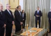 Προεδρικό Μέγαρο: Ορκίστηκαν οι Μαργαρίτης Σχοινάς, Ευάγγελος Τουρνάς και Μακάριος Λαζαρίδης