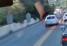 Κρήτη: Εξοργιστικό βίντεο – Οδηγός κάνει προσπέραση 8 αυτοκινήτων σε στροφή