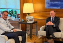Συνάντηση Μητσοτάκη με τον CEO της Euroleague: «Να αναδείξουμε τη φιλοξενία, το δυναμισμό και την ενέργεια της Αθήνας»