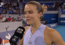 Athens Open – Μαρία Σάκκαρη: Το ευχαριστώ στον «κουμπάρο» της, Γιώργο Καραγκούνη