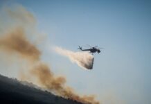 Φωτιά στη Νέα Κερασιά Θεσσαλονίκης – Συνδρομή και από δύο ελικόπτερα