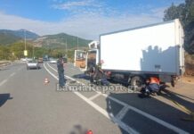 Λαμία: Φορτηγό χτύπησε εργαζόμενο σε οδικά έργα