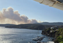 Φωτιά στη Σκύρο: Πάνω από 3.600 στρέμματα έγιναν στάχτη – Η εικόνα από τον δορυφόρο Copernicus