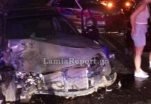 Καραμπόλα πέντε αυτοκινήτων στην εθνική οδό Αθηνών – Λαμίας με τρεις τραυματίες
