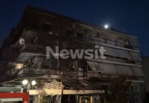 Νέα Ιωνία: Μεγάλη φωτιά σε πολυκατοικία, ξεκίνησε από καφετέρια – Απεγκλωβίστηκαν ένοικοι