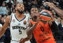 Η βαθμολογία της Euroleague με την ολοκλήρωση της 1ης αγωνιστικής, με «διπλό» από Βαλένθια και νίκες για Φενέρμπαχτσε και Παρτιζάν