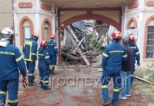 Χανιά: Κατέρρευσε τμήμα οροφής των Ιταλικών Στρατώνων – Αναζητούν τυχόν εγκλωβισμένους στα συντρίμμια