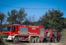 Υποχωρεί η μεγάλη φωτιά στο Σουφλί – Διπλασιάστηκαν οι δυνάμεις και μειώθηκε η ένταση των ανέμων